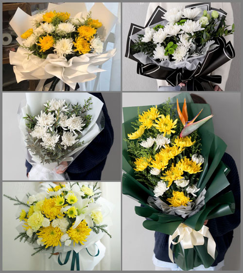 湖北荆州市江陵县熊河镇荆干村白事花束代送